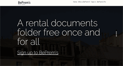 Desktop Screenshot of beprems.com