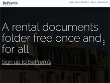 Tablet Screenshot of beprems.com